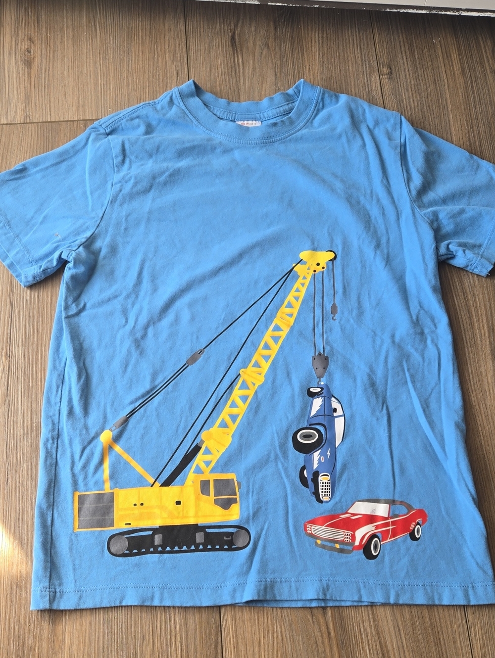 Hanna Andersson Cars And Crane Tshirt